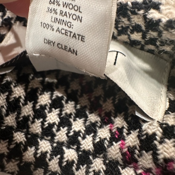 LOFT Houndstooth Wool Skirt - Picture 13 of 13